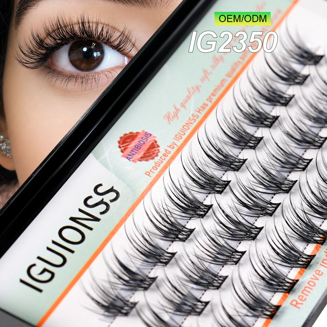 Eyelash Extension Logo - OEM ODM 속눈썹 클러스터 DIY 개별