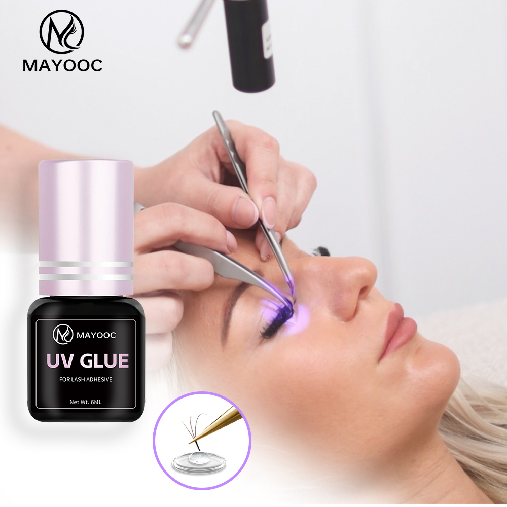 Eyelash Extension Logo - MAYOOC 빠른 건조 0.1S UV 속눈썹