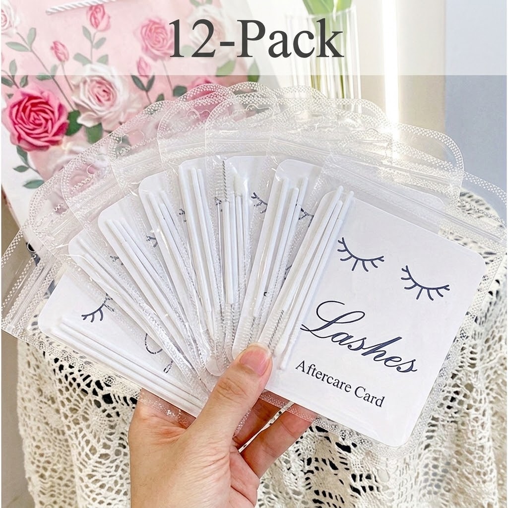 Eyelash Extension Logo - 고객용 속눈썹 애프터케어 키트 12개입 (속눈썹