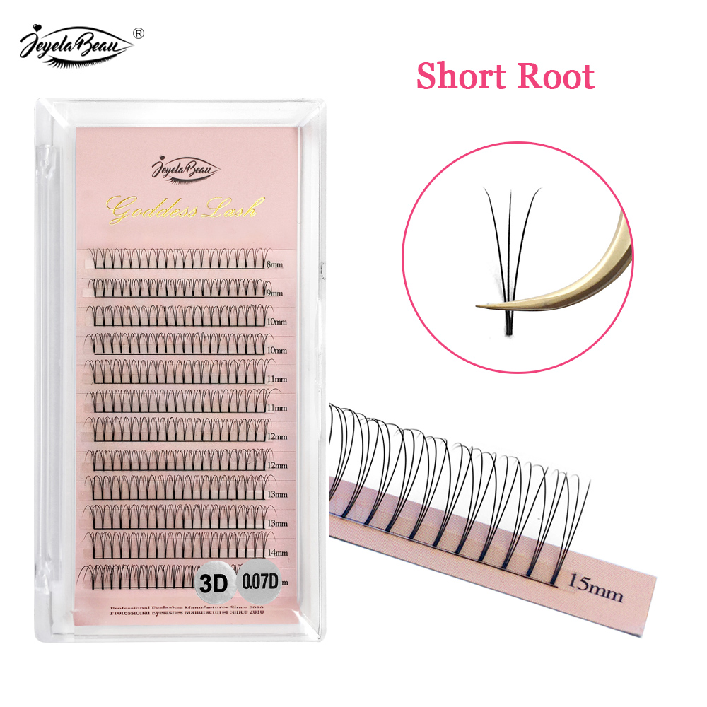 Eyelash Extension Russian - 여신 3D 미리 만들어진 팬 속눈썹