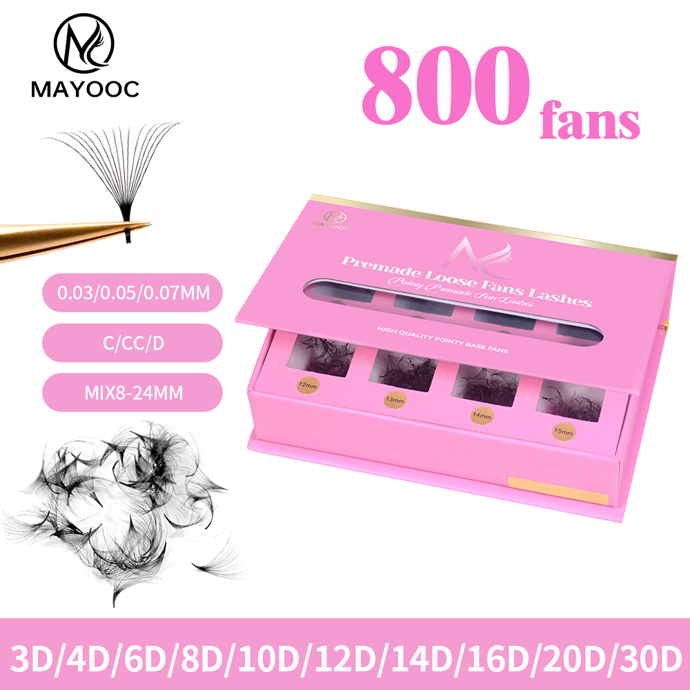 Eyelash Extension Logo - 마요크 800팬즈 루즈 팬 속눈썹 연장