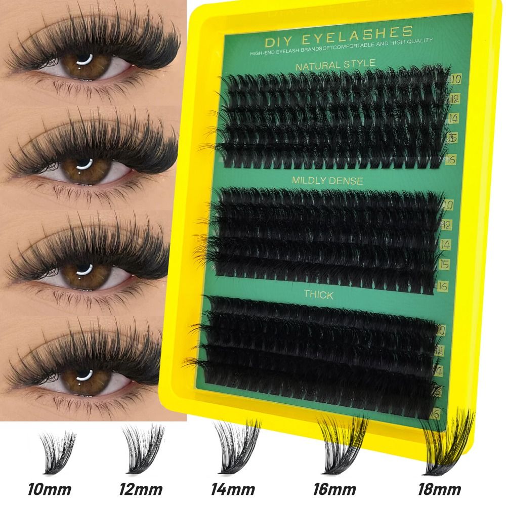 Eyelash Extension Wispy - 내추럴 룩 인조 속눈썹 본드 앤