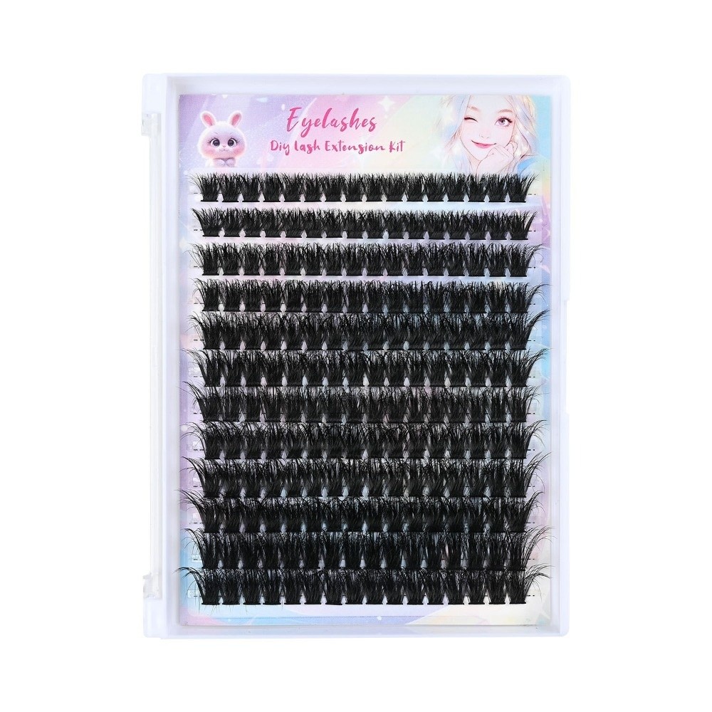 Eyelash Extension Wispy - 내추럴 룩 인조 속눈썹 본드 앤