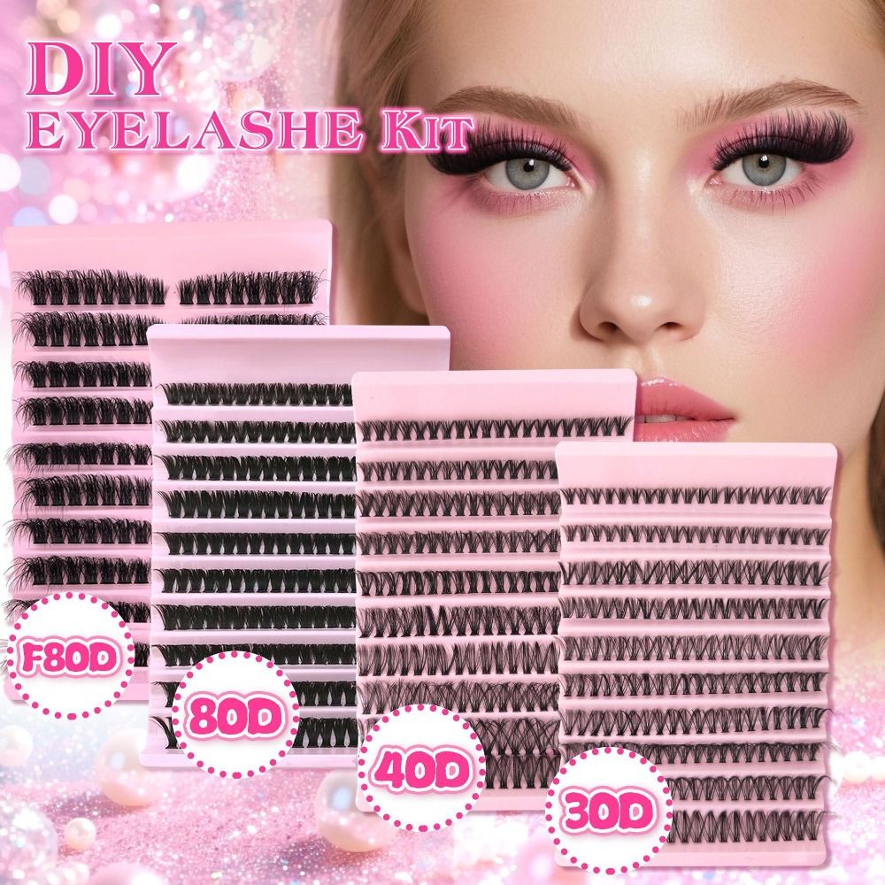 Eyelash Extension Wispy - 내추럴 룩 인조 속눈썹 위스피 스타일
