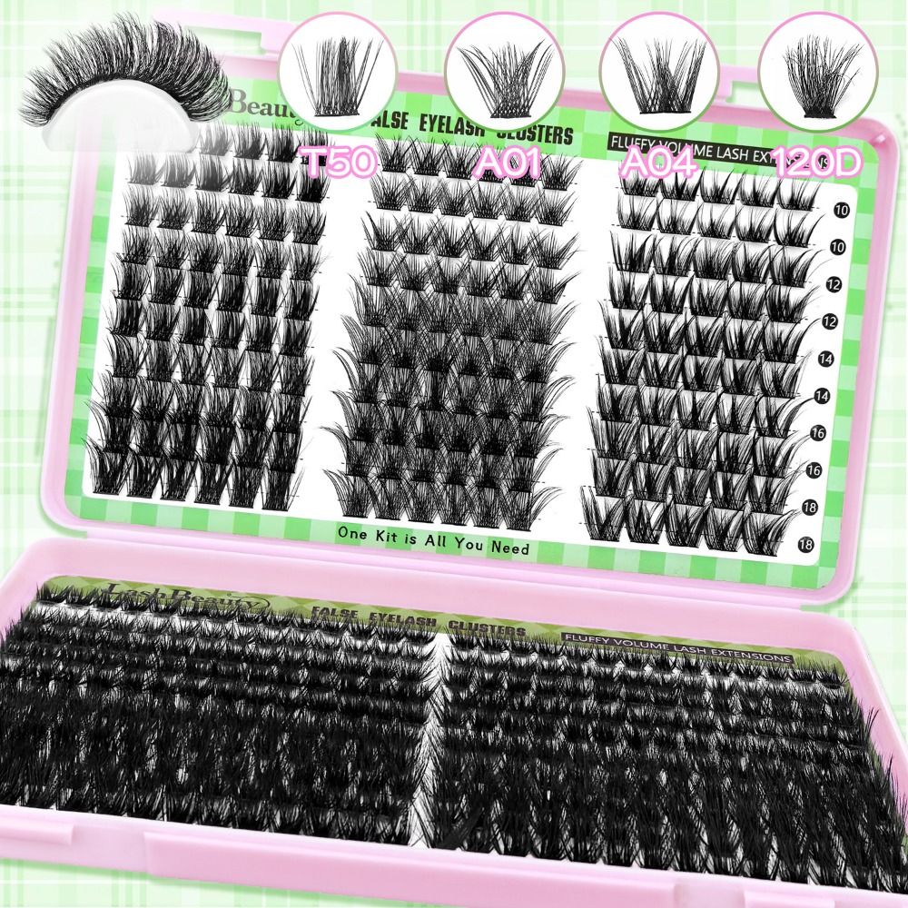 Eyelash Extension Wispy - 내추럴 룩 인조 속눈썹 위스피 스타일