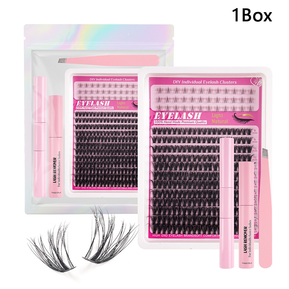 Eyelash Extension Wispy - 8-18mm 길이의 자연스러운 속눈썹, 가벼운 스타일