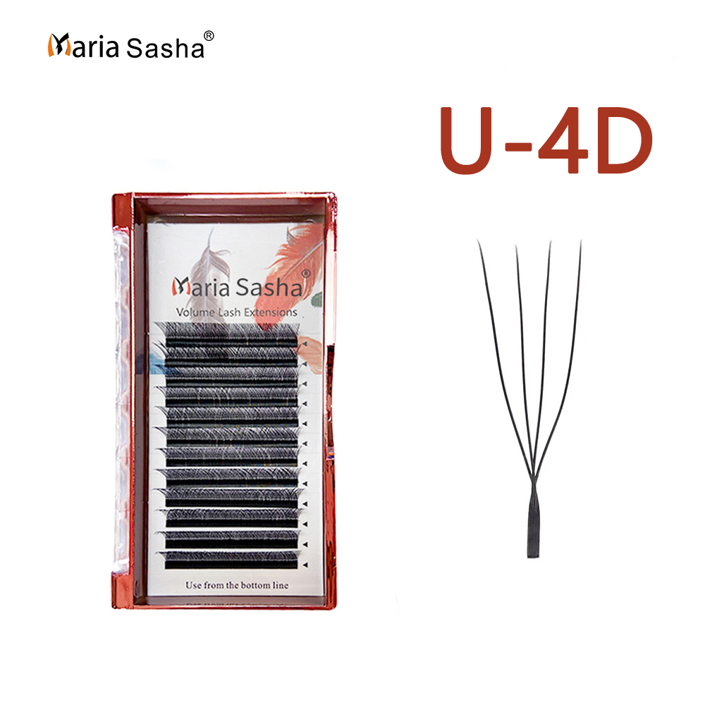 Eyelash Extension Logo - 마리아 U 4D W 속눈썹 싱글