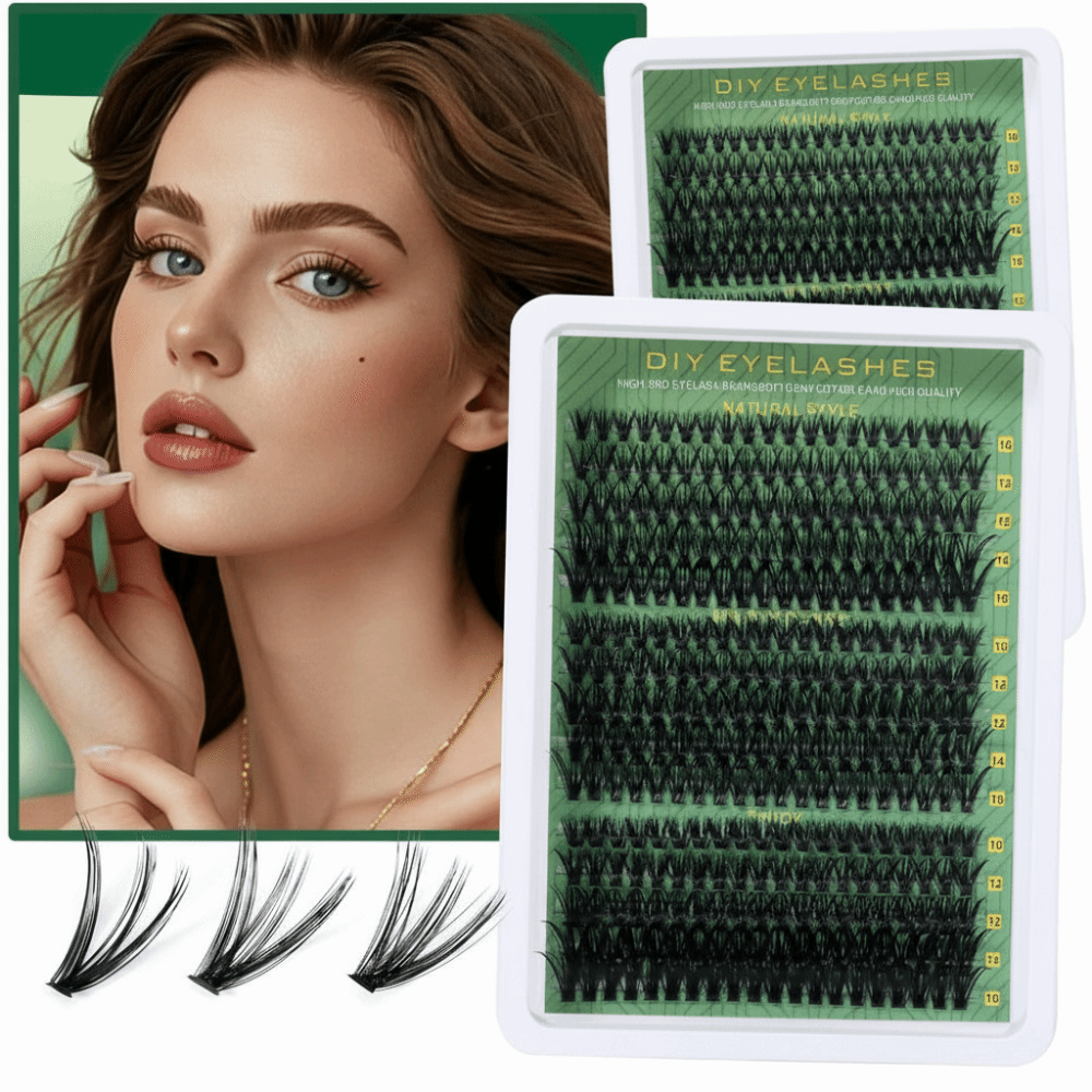 내추럴 룩 인조 속눈썹 본드 앤 씰 클러스터 디자인 D - Eyelash Extension Wispy 리뷰 및 가격