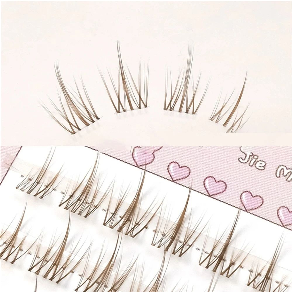 MIAOJIE 갈색 해바라기 가짜 속눈썹 검은 자연 만 - Eyelash Extension In Chinese 리뷰 및 가격