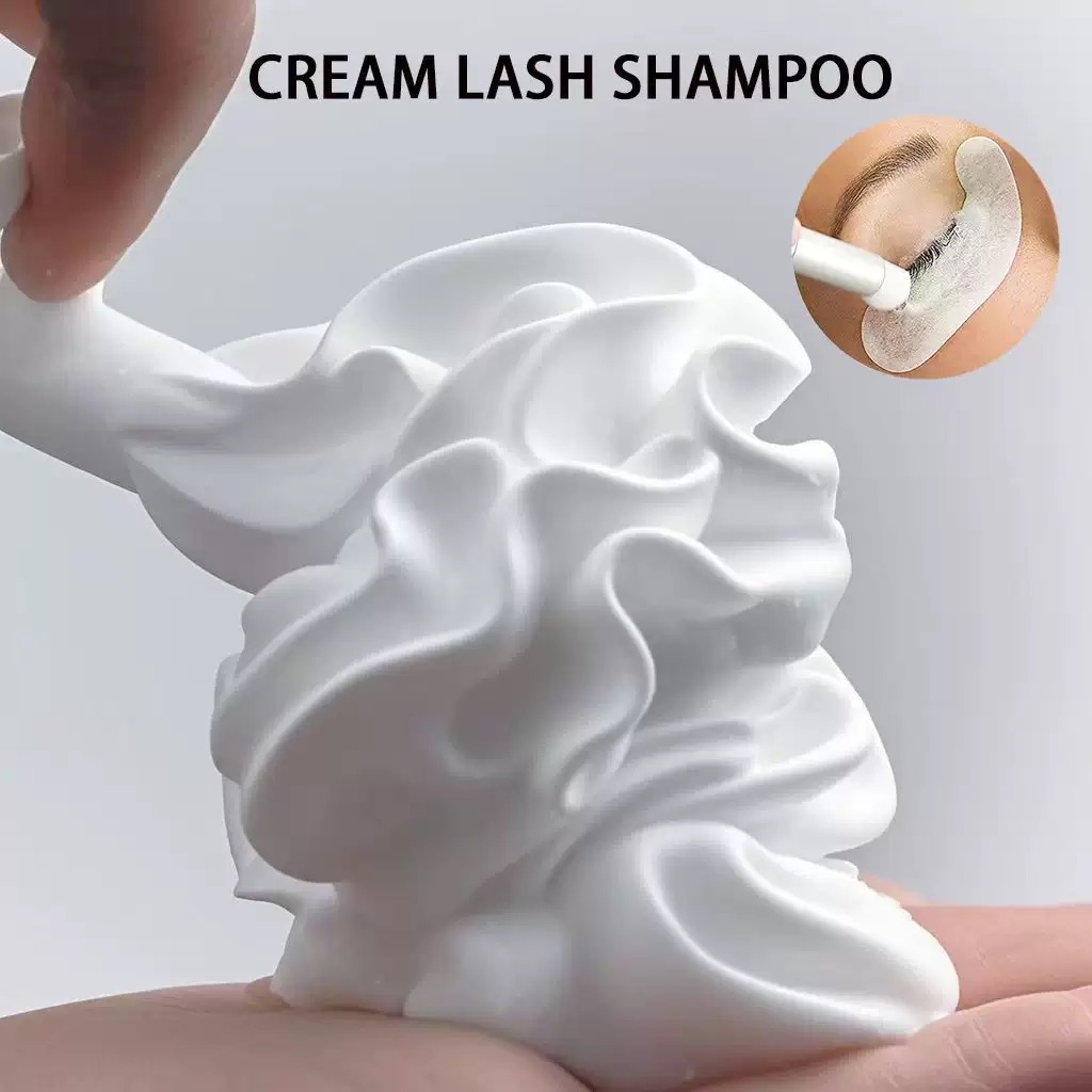 맞춤형 휘핑 래쉬 샴푸 핑크 폼 크림 속눈썹 클렌저 컨 - Eyelash Extension Logo 리뷰 및 가격