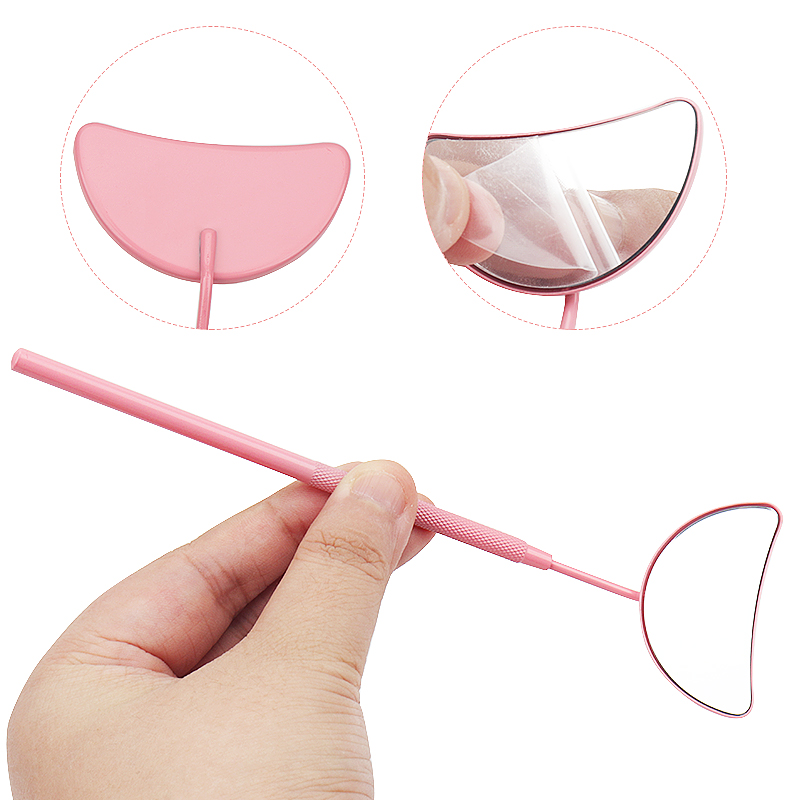 1pcs 속눈썹 연장 거울 달 모양의 분리형 스테인레스 - Eyelash Extension Last 리뷰 및 가격