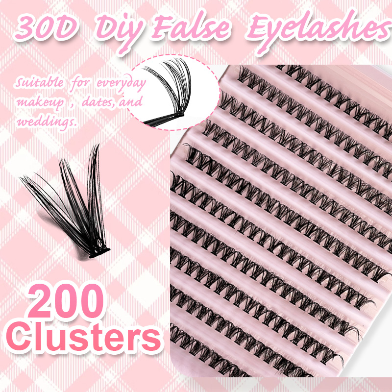 개별 속눈썹 속눈썹 클러스터 8-16mm 200개 자연 - Lashes Eyelash Extension 리뷰 및 가격