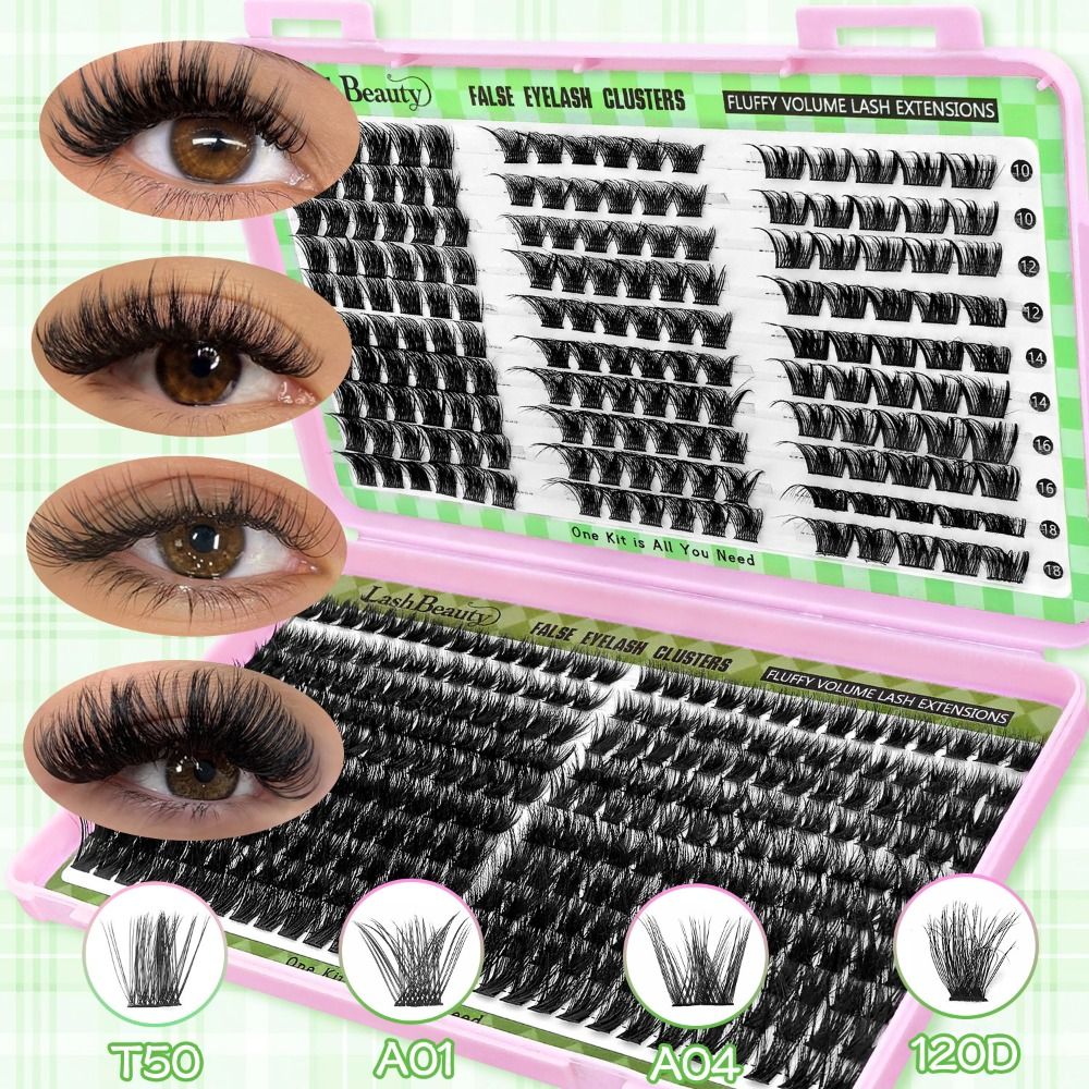내추럴 룩 인조 속눈썹 본드 앤 씰 클러스터 디자인 3 - Eyelash Extension Wispy 리뷰 및 가격