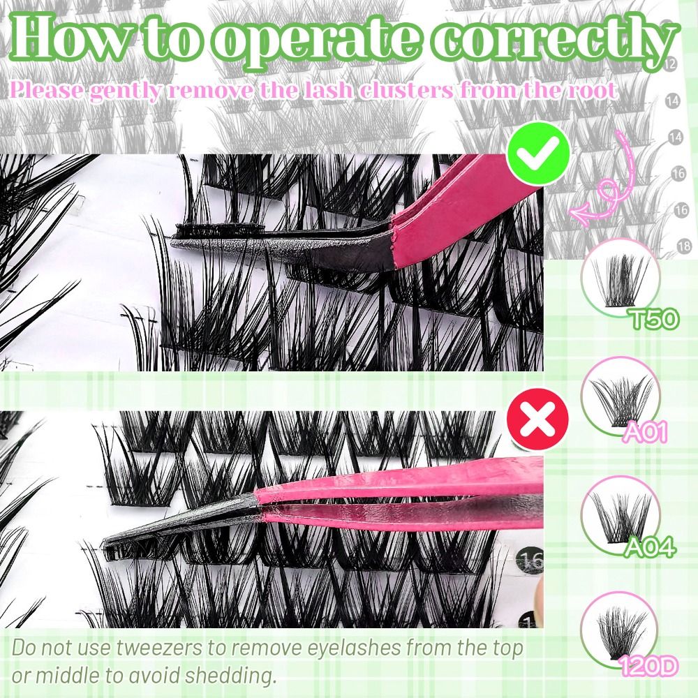내추럴 룩 인조 속눈썹 본드 앤 씰 클러스터 디자인 3 - Eyelash Extension Wispy 리뷰 및 가격