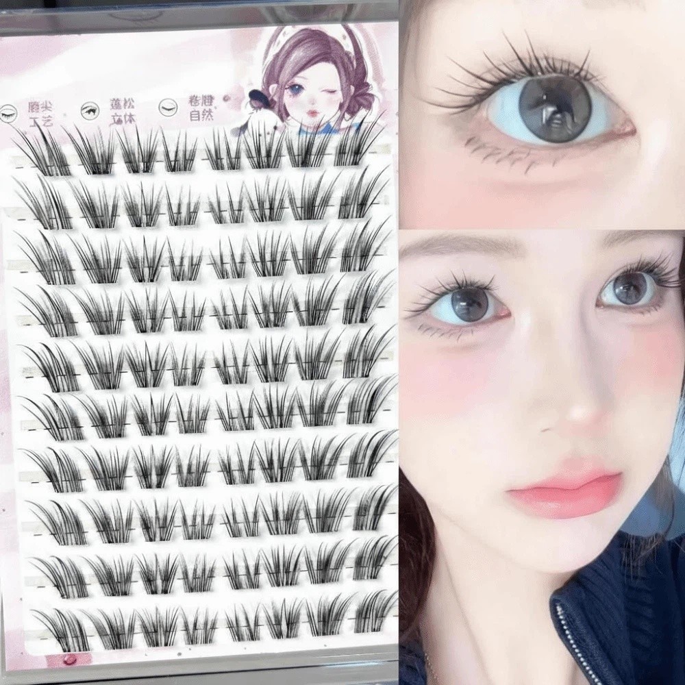 풀 스트립 인조 속눈썹 새로운 중국 스타일 수제 가짜  - Eyelash Extension In Chinese 리뷰 및 가격