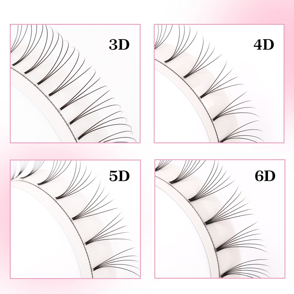 AGUUD 소프트 자연 미리 만들어진 볼륨 팬 짧은 줄 - Eyelash Extension Russian 리뷰 및 가격