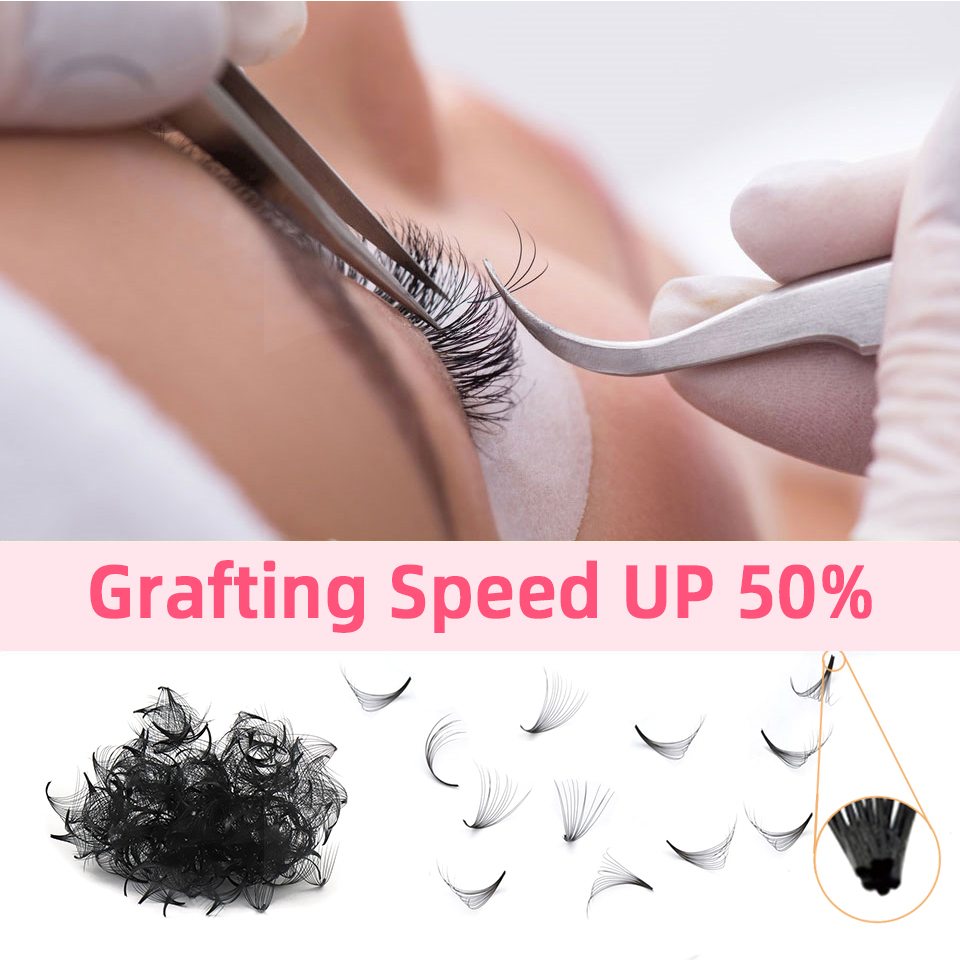 중간 좁은 스템 러시아 볼륨 팬 속눈썹 연장 메이크업, - Eyelash Extension Medium 리뷰 및 가격
