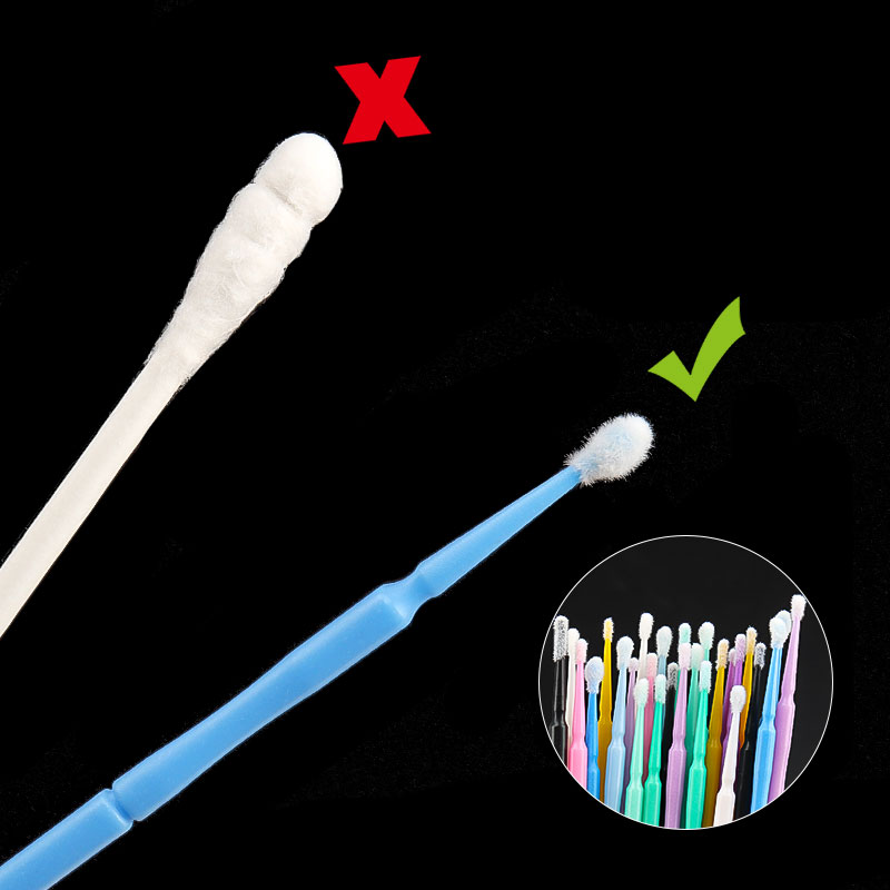 100개/봉지 대나무 속눈썹 연장 클리닝 면봉 래쉬 리 - Eyelash Extension Last 리뷰 및 가격