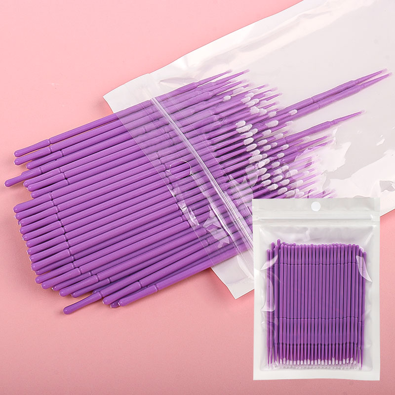 100개/봉지 대나무 속눈썹 연장 클리닝 면봉 래쉬 리 - Eyelash Extension Last 리뷰 및 가격