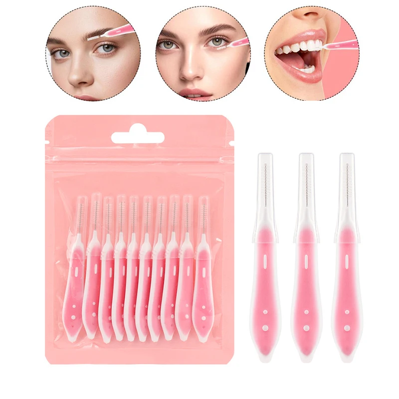 10개입 눈썹 브러쉬 미니 브로우 리프팅 브러쉬 일회용 - Lashes Eyelash Extension 리뷰 및 가격