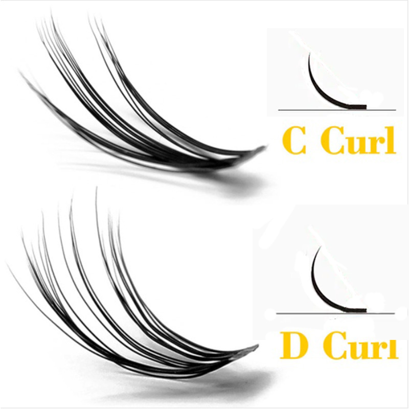 20/30D 밍크 속눈썹 자연 속눈썹 뭉치 1 상자/6 - Eyelash Extension Russian 리뷰 및 가격