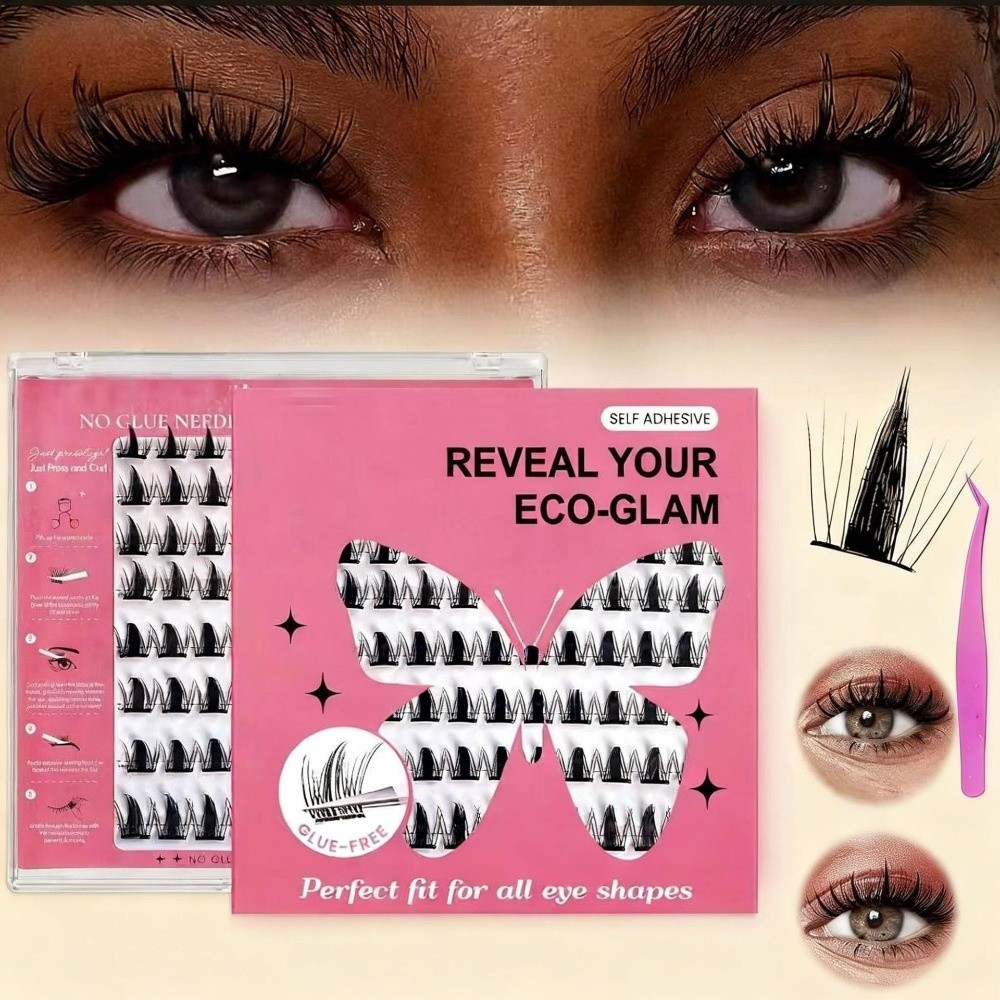 내추럴 룩 DIY 속눈썹 연장 키트 풍성한 무접착 인조 - Lashes Eyelash Extension 리뷰 및 가격