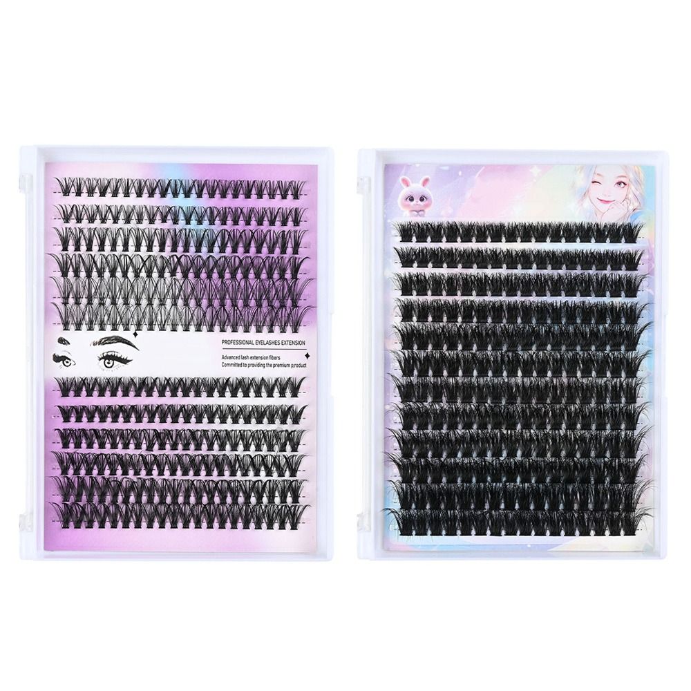 내추럴 룩 인조 속눈썹 본드 앤 씰 클러스터 디자인 D - Eyelash Extension Wispy 리뷰 및 가격
