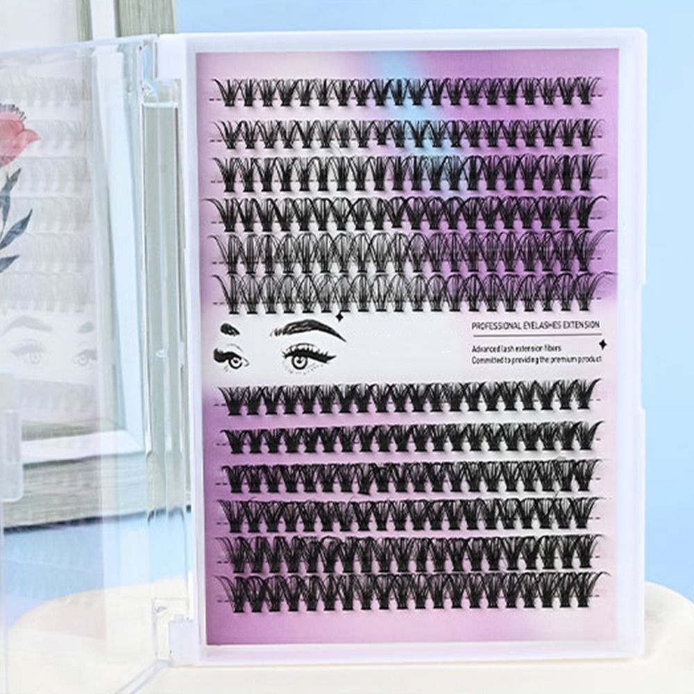 내추럴 룩 인조 속눈썹 본드 앤 씰 클러스터 디자인 D - Eyelash Extension Wispy 리뷰 및 가격