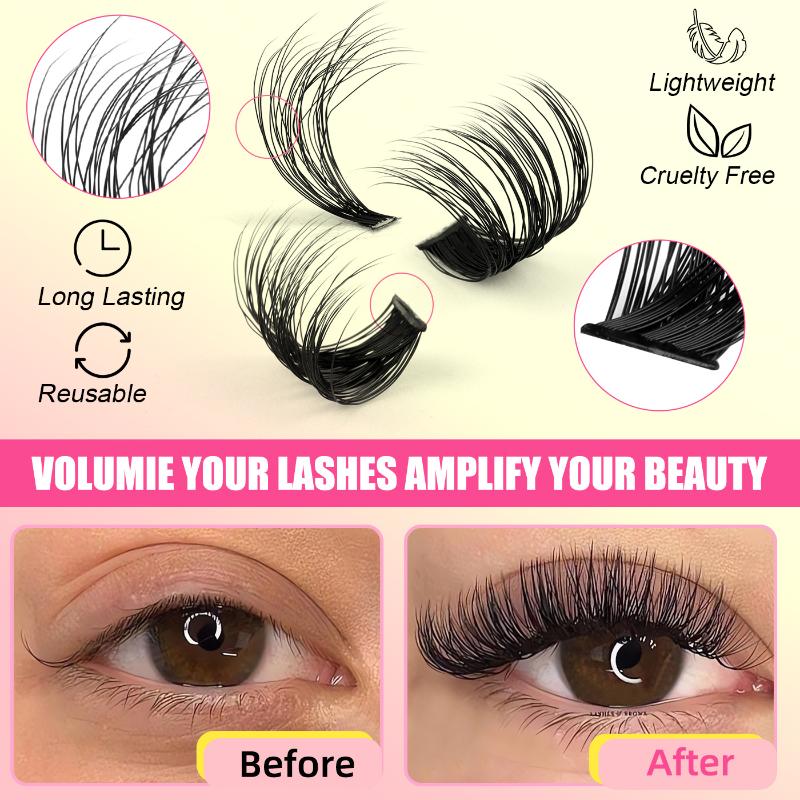 클러스터 속눈썹 키트 개별 속눈썹 볼륨 믹스 트레이 3 - Eyelash Extension Wispy 리뷰 및 가격