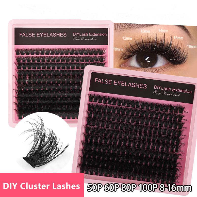 새로운 10줄 140개 클러스터 풍성하고 두꺼운 속눈썹 - Eyelash Extension Wispy 리뷰 및 가격