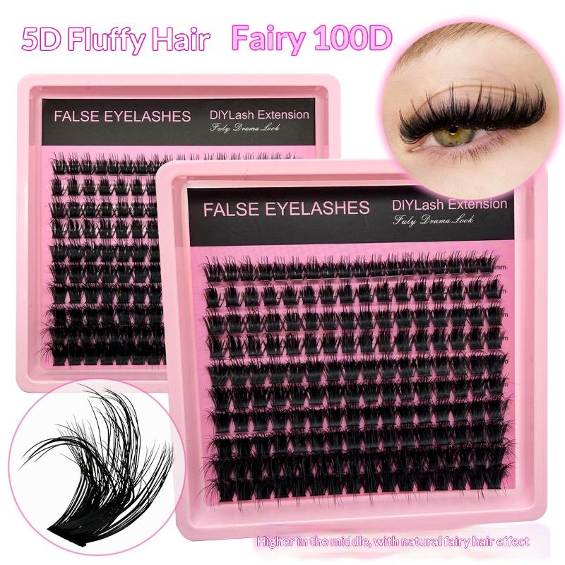 새로운 10줄 140개 클러스터 풍성하고 두꺼운 속눈썹 - Eyelash Extension Wispy 리뷰 및 가격