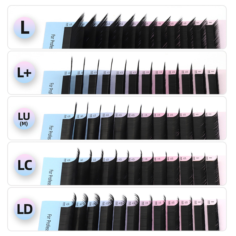RUJADE L L+ LC LD LU(M) 컬 개별 속 - Eyelash Extension Russian 리뷰 및 가격