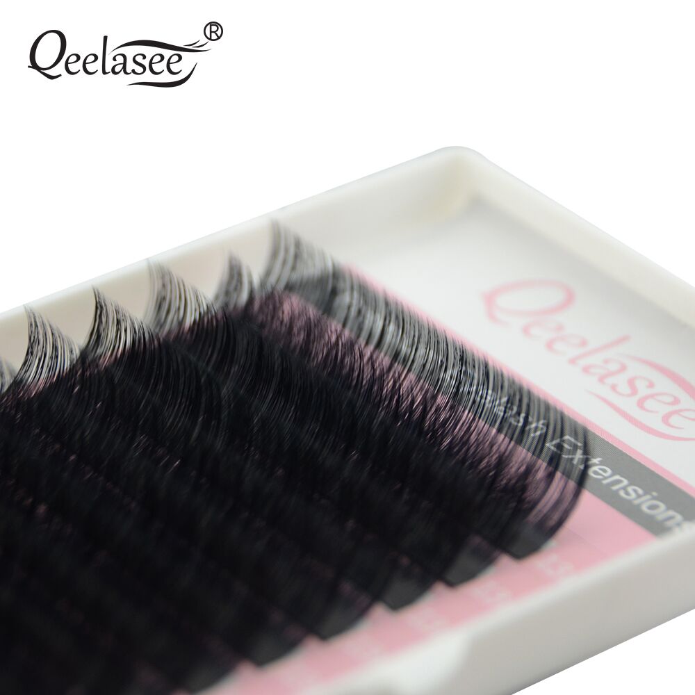 Qeelasee-인조 밍크 개별 속눈썹 연장 실, 전문 - Eyelash Extension Russian 리뷰 및 가격