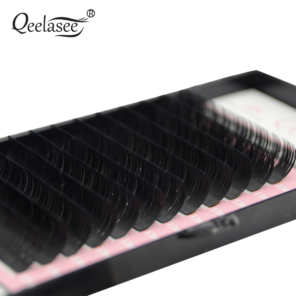 Qeelasee-인조 밍크 개별 속눈썹 연장 실, 전문 - Eyelash Extension Russian 리뷰 및 가격