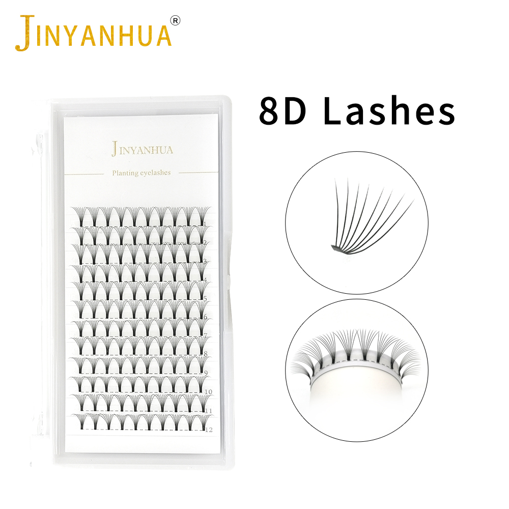 JINYANHUA 8D 팬 속눈썹 연장 0.07 짧은  - Eyelash Extension Russian 리뷰 및 가격