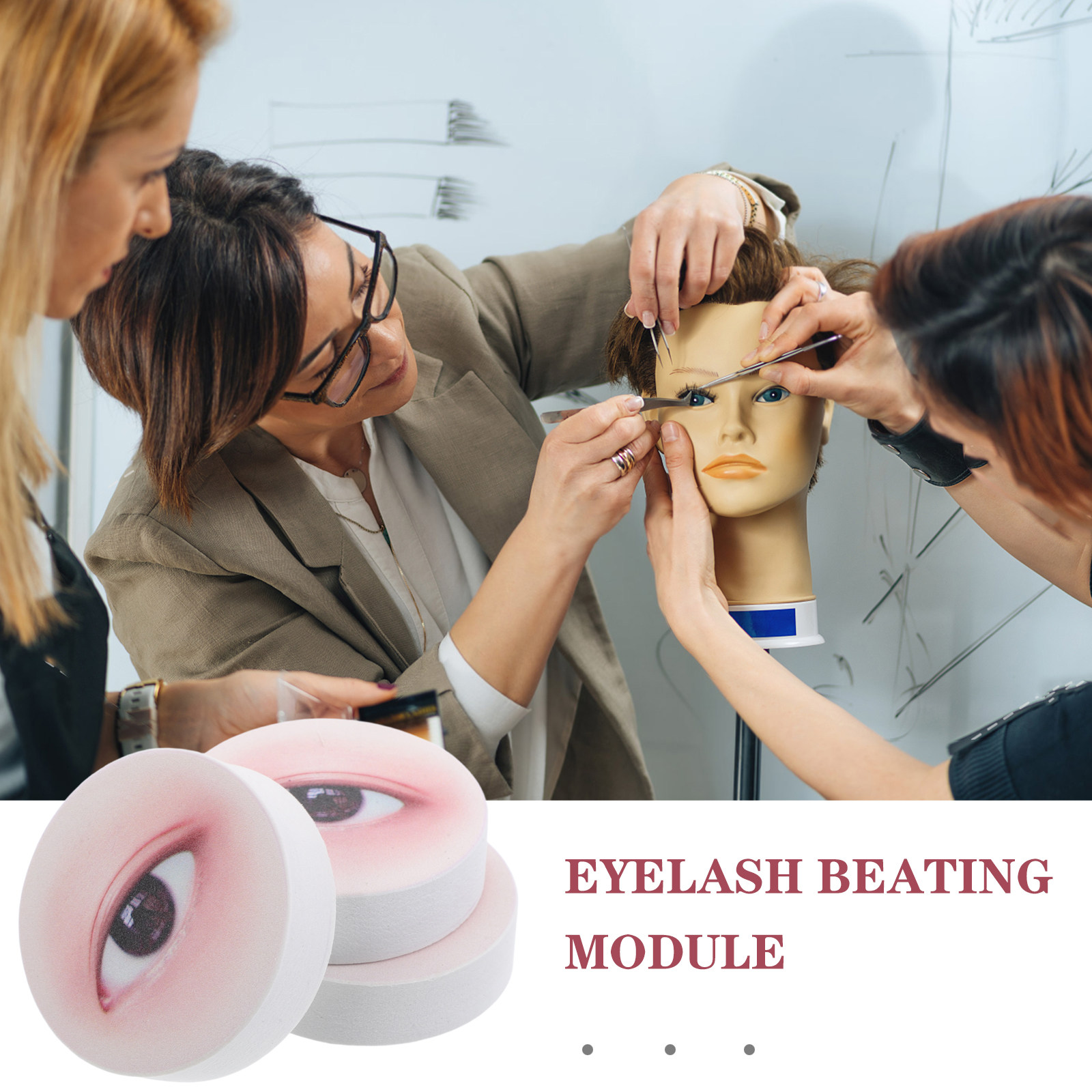 3개입 속눈썹 연장 연습 보드 블랙 재사용 가능 속눈썹 - Lashes Eyelash Extension 리뷰 및 가격