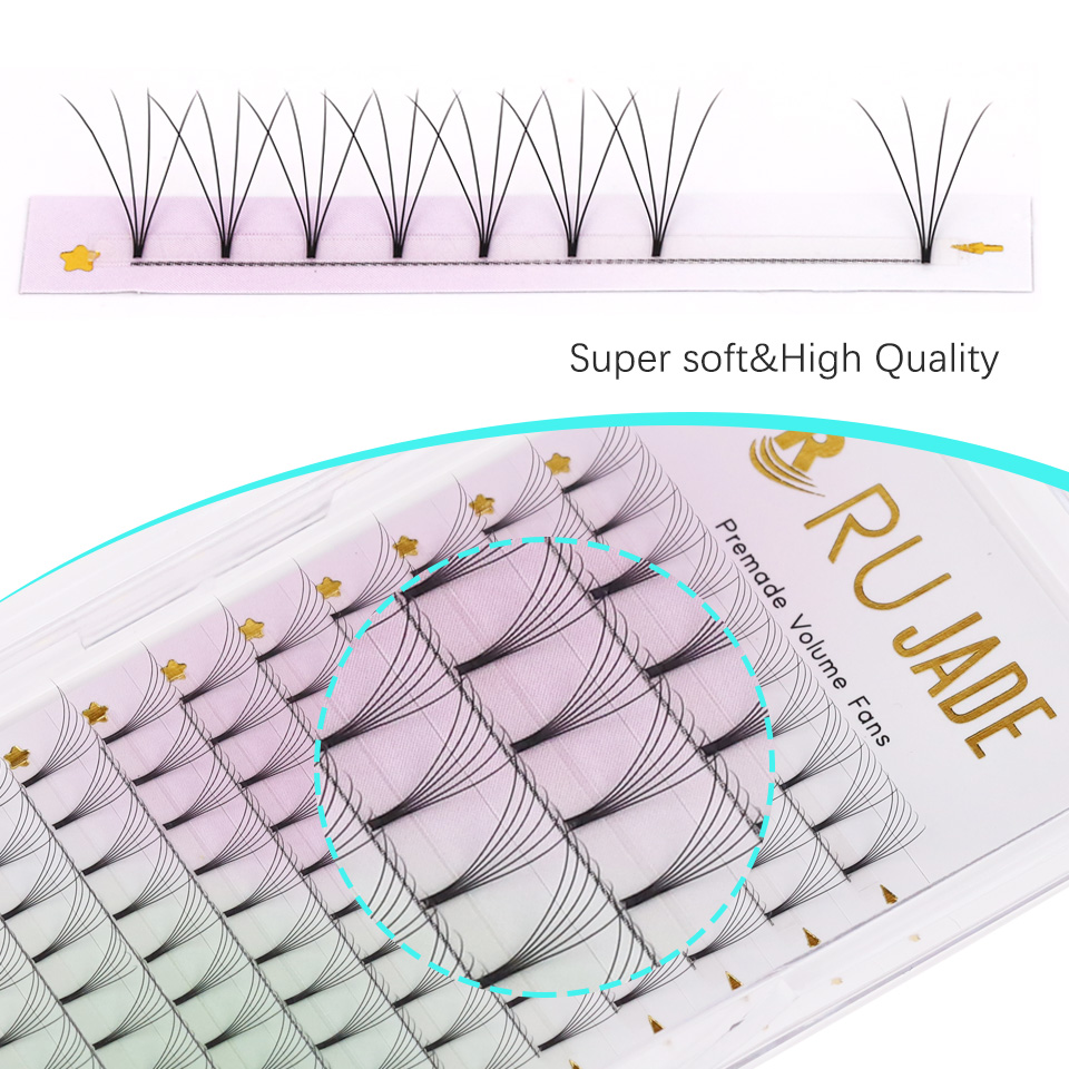 루자드 프리메이드 볼륨 팬즈 숏 스템 러시안 볼륨 속눈 - Eyelash Extension Russian 리뷰 및 가격