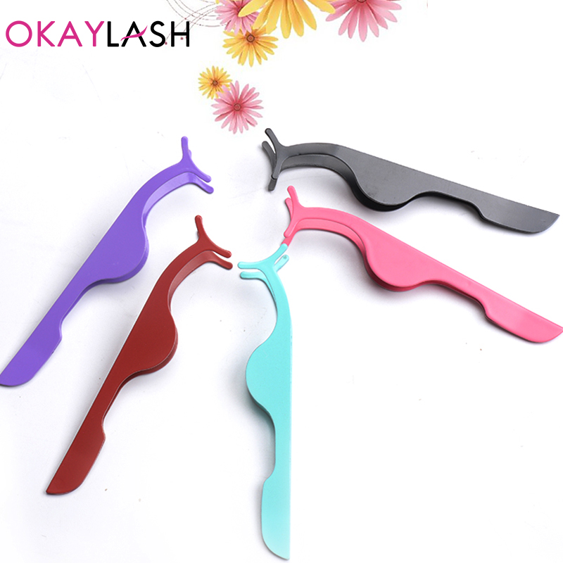 OKAYLASH 스테인레스 골드 가짜 속눈썹 족집게 로 - Eyelash Extension Logo 리뷰 및 가격